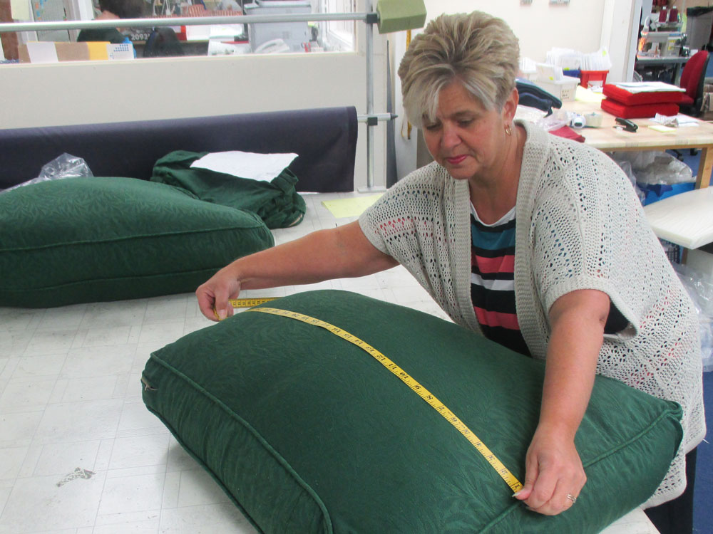 How our Nationwide Furniture Cushion Refilling Service works