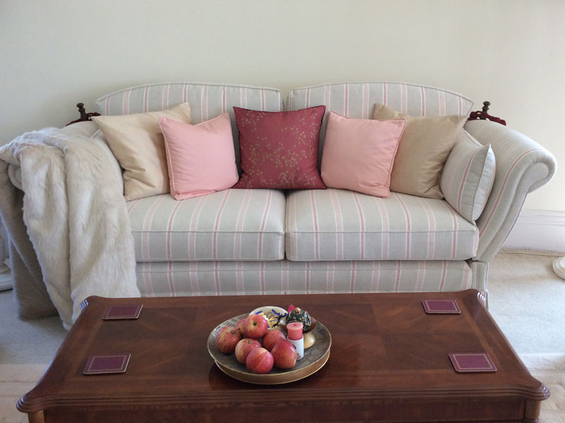 re plump sofa cushions